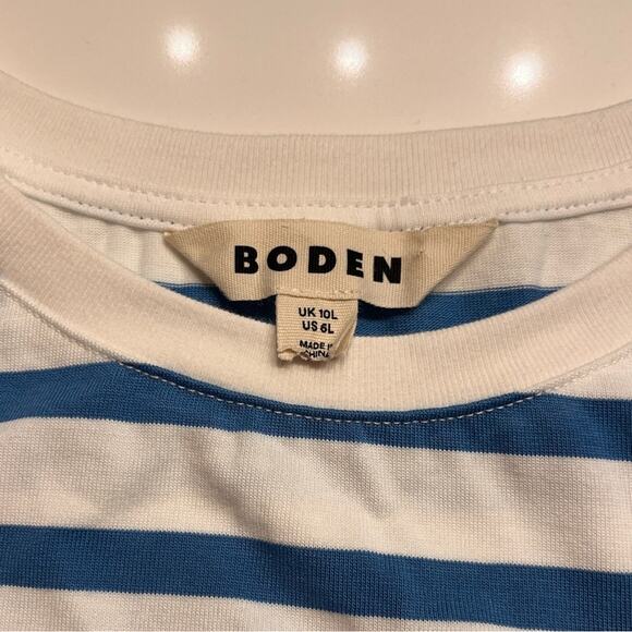 NEW Boden Striped Jersey Shirt Dress size 6L - Picture 6 of 13